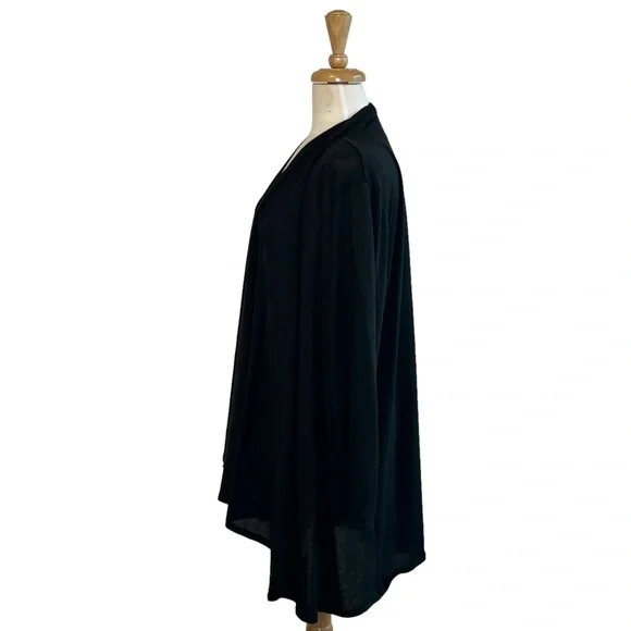 CHICO’S 3 Cardigan Black XL extra large Infiniti open lightweight - Picture 2 of 4